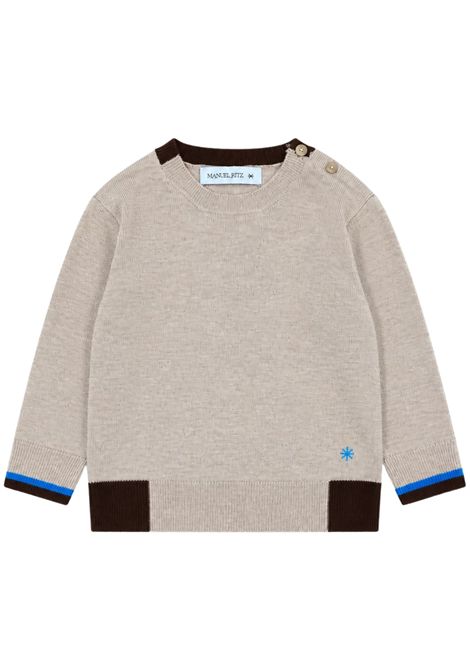 Maglia neonato in misto lana Manuel Ritz | 4437BEIGE
